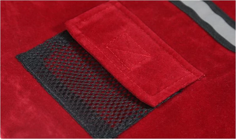 Dog Jacket Coat Reflective Stripe Dog Clothes Winter Warm Fur Collar Vest Sport Clothing  Sniffer Dog Thick Clothing14
