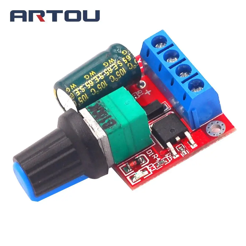 PWM DC Motor Governor 5V 35V Speed Control Switch 5A Switch Function