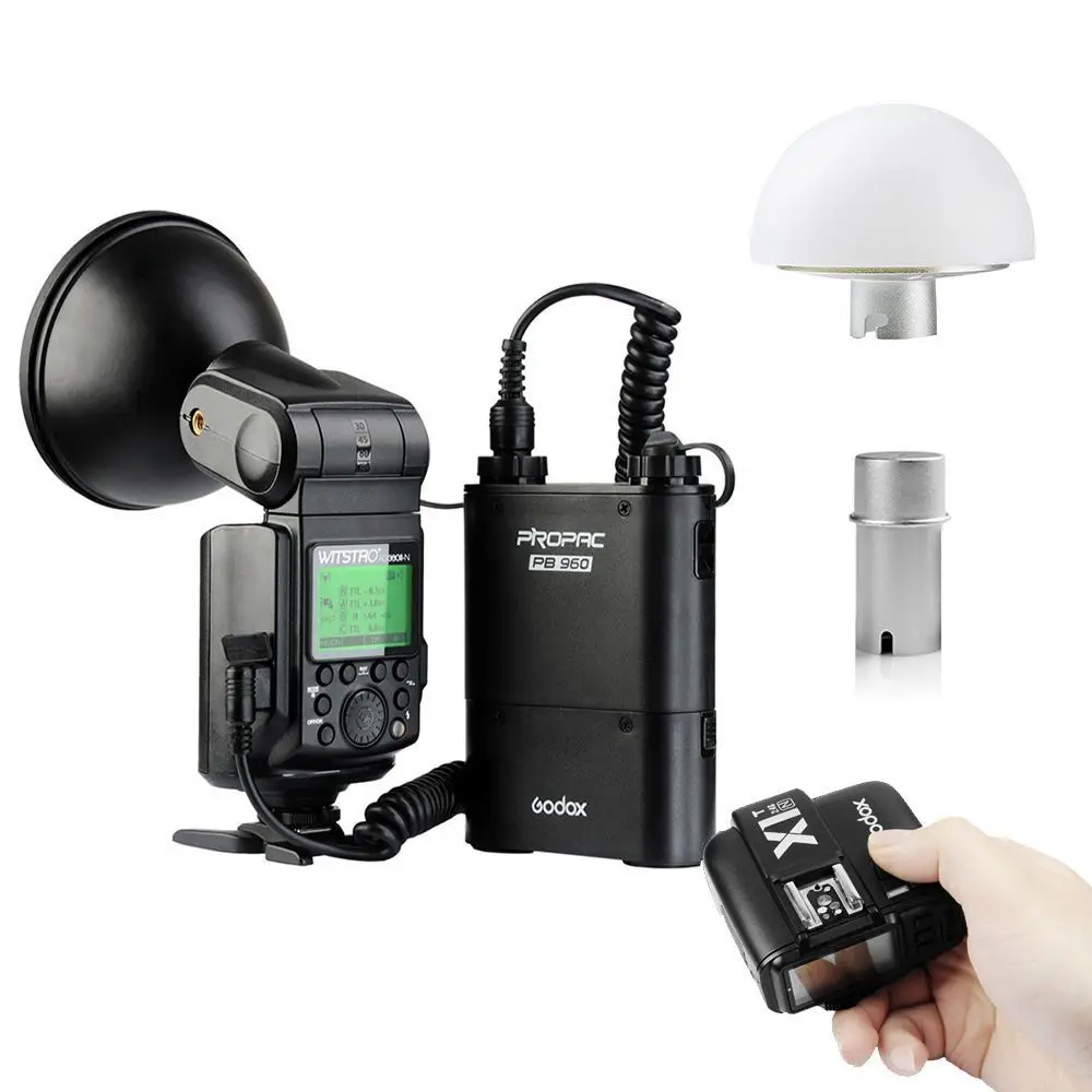 

Godox AD360II-N 360W i-TTL Flash For Nikon&Soft Diffuser&Battery&X1N-T Trigger