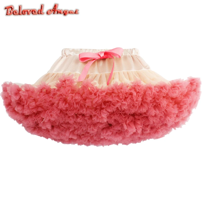 

Fashion Girls Tutu Skirts Baby Ballerina Pettiskirt Children Fluffy Tulle Skirt Kids Dance Ballet Skirt Girl Casual Candy Colors