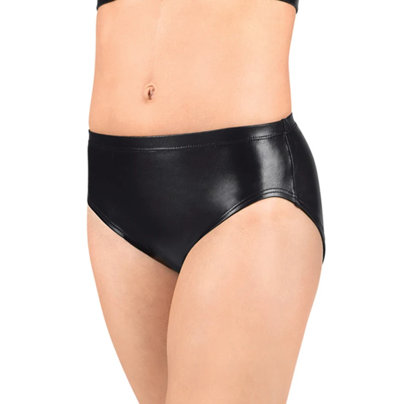 Black Shiny Hotpants