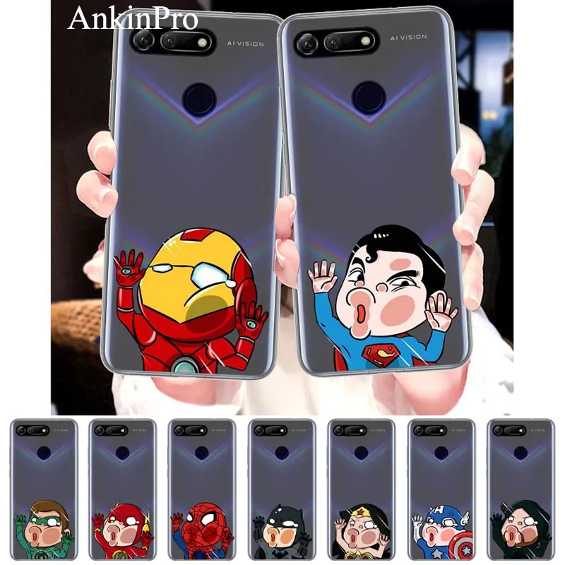Забавный силиконовый чехол для телефона Huawei Honor 10 9 V20 V10 V9 V8 Lite Мягкий защитный