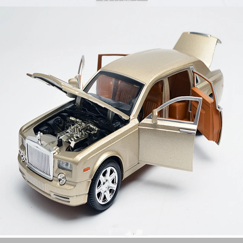 Модель автомобиля Rolls Royce фантомный удлиненный Литой Сплав Cohes шестидверный