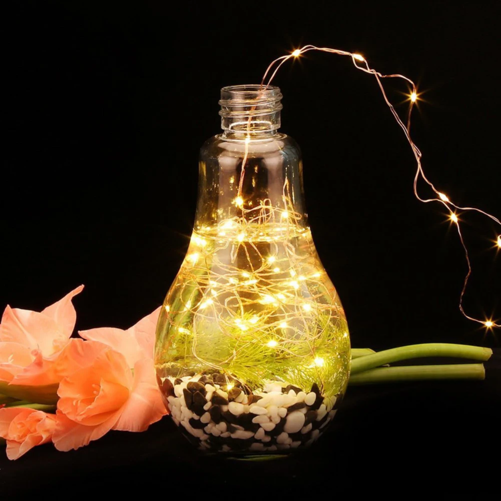 Impermeable de la luz de hadas luces de Navidad al aire libre luces led decoración de alambre de cobre Alambre de cadena de luz para la boda de Navidad Garland, fiesta Impermeable de la luz de hadas luces de Navidad al aire libre luces led decoración de alambre de cobre Alambre de cadena de luz para la boda de Navidad Garland, fiesta