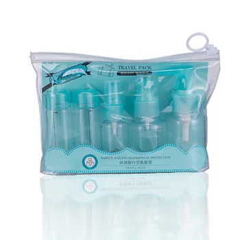 

Empty bottle 6 piece set Women Travel PVC Transparent Cosmetic Bag Travel Bags Toiletry Bags Makeup Organizer Toiletry Bag