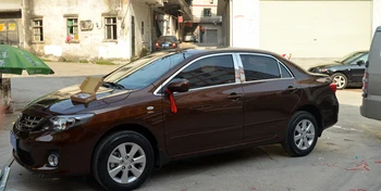 

Car styling stainless steel window trim car sticker for corolla 2008-2013 car accessories