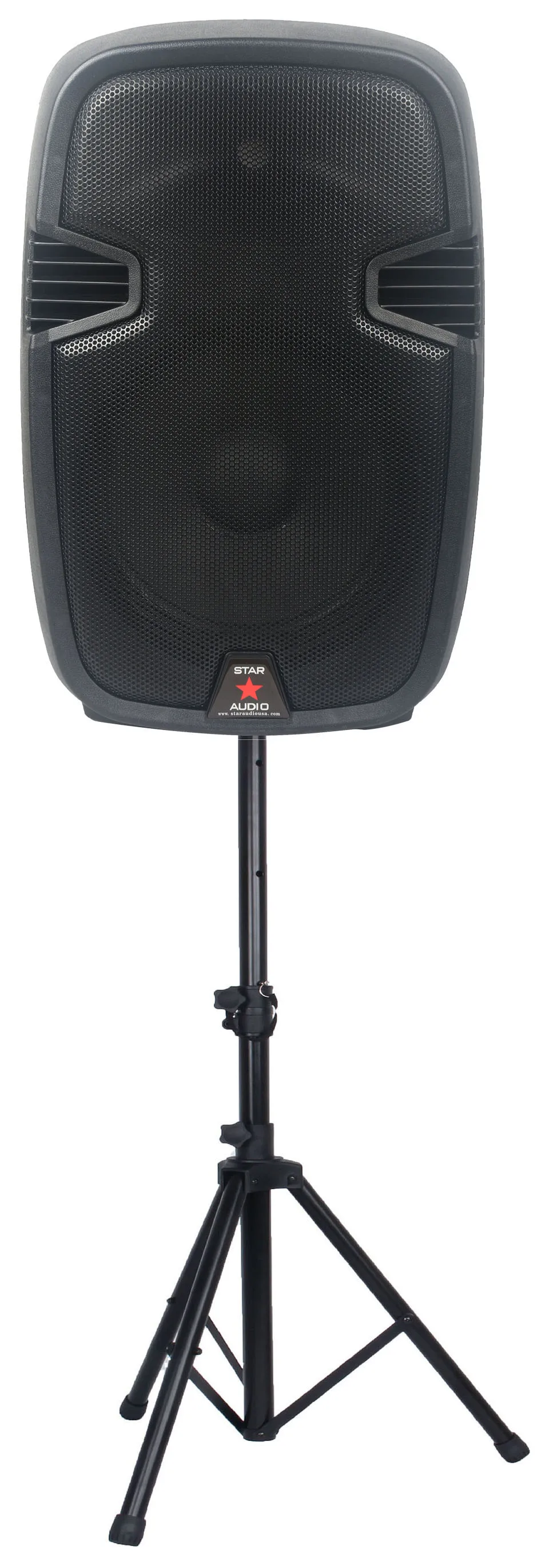 12inch 2000w pa dj disco party stage powered audio speakers with cable speaker stands