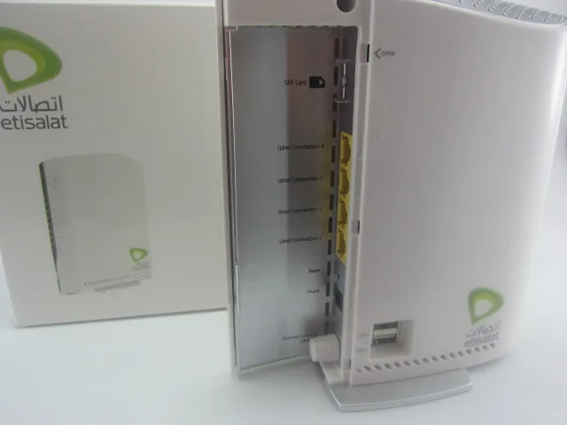 

Trial-band 850 / 1900 / 2100 MHz 21Mbps 3G wifi router Bigpond 3G21WB with sim card slot