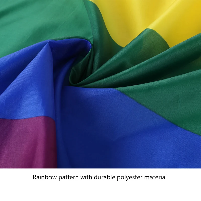 Rainbow Flag 3x5 FT 90x150cm Polyester For Decoration Party rainbow flag