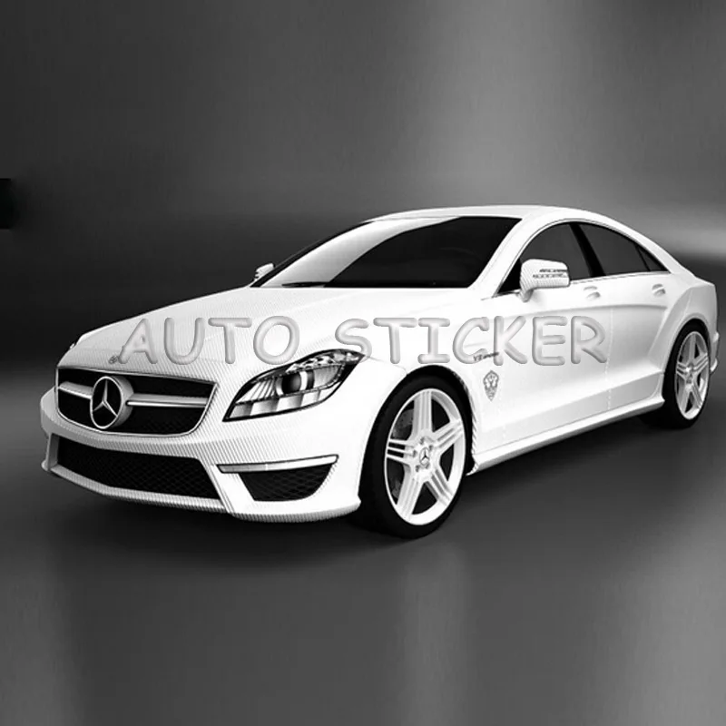 3d white carbon fiber vinyl car wraps 3