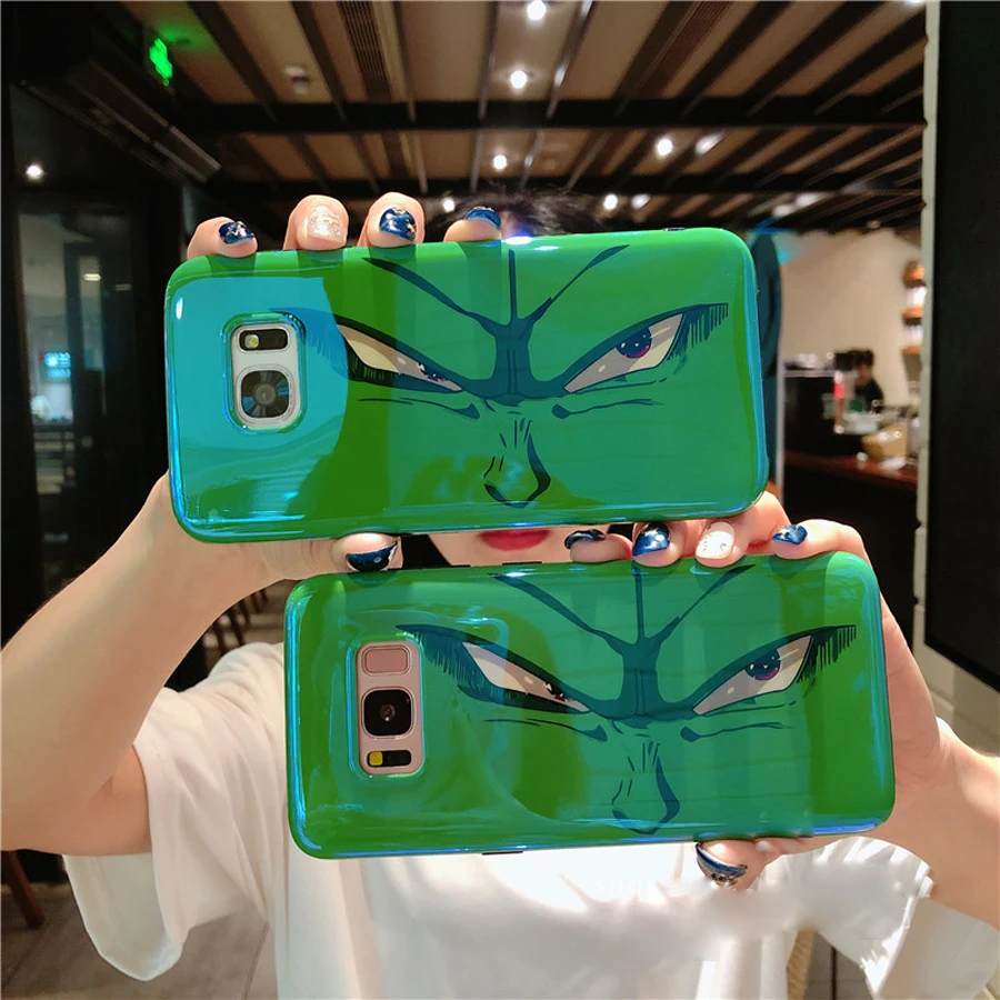 

For samsung galaxy s7 edge note 8 9 s8 s9 plus case cover fashion blue ray 3d relief cartoon soft silicon phone bag Ritozcase