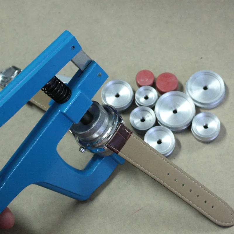

Watch Repair Tool Kit Wristwatch Back Case Closer/Press with Dies Watchmaker Adjustable Set Watch Opener
