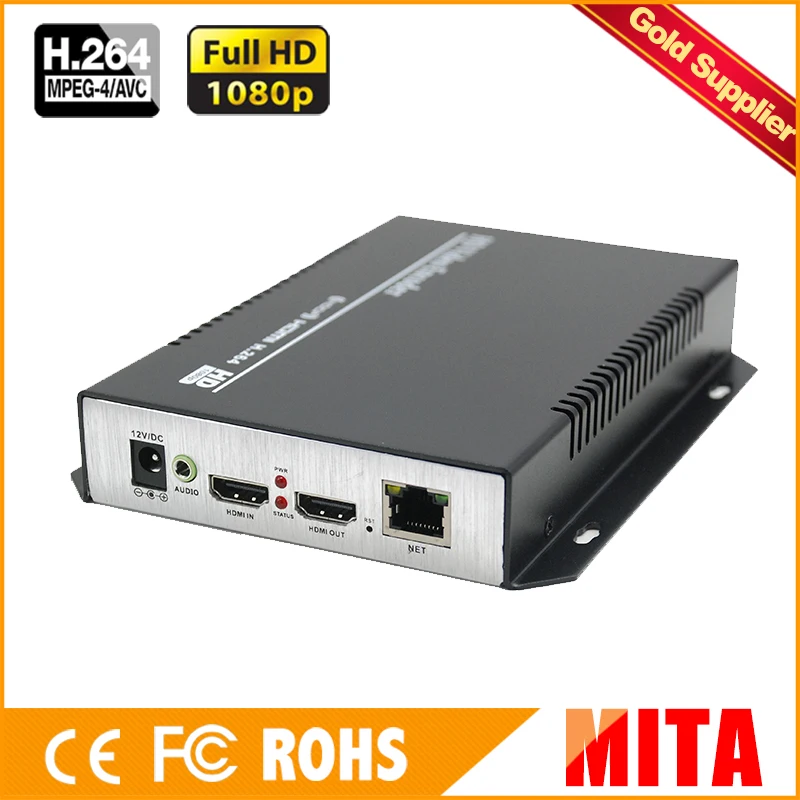 HD MPEG 4 AVC H.264 hdmi ip encoder independent for Live
