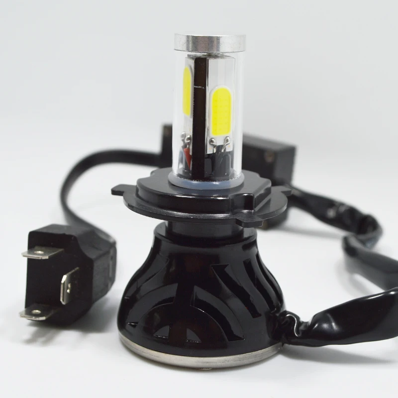 1 Set H4 80W COB Car Headlight LED lamp High Power Chip 6000K 8000