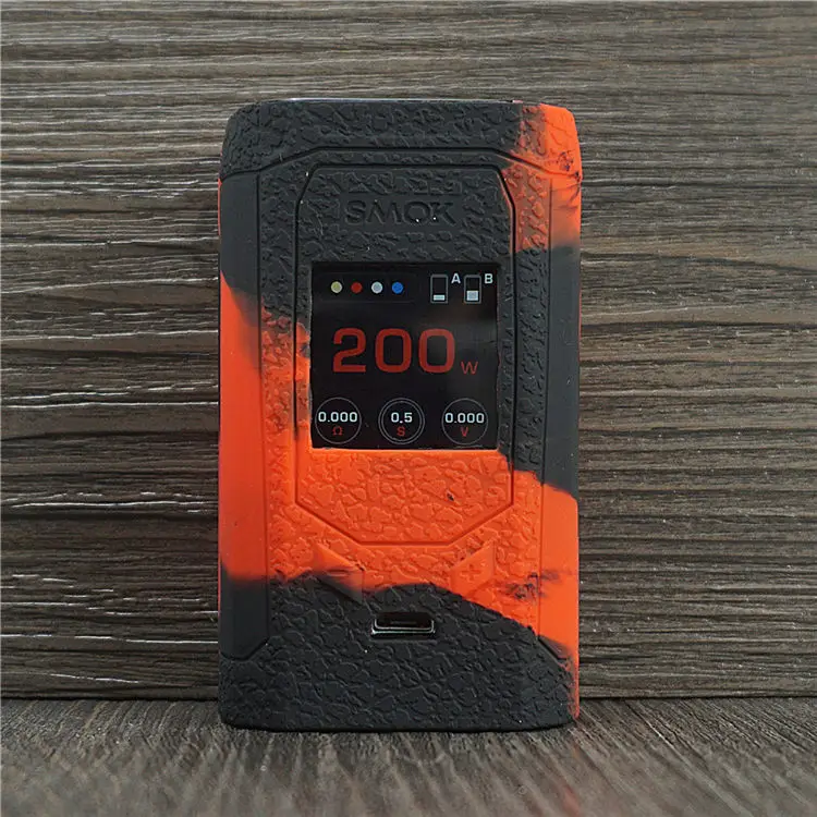 Горячая Ecig силиконовый чехол/кожа/рукав/обертывание/наклейка для коробки мод Smok