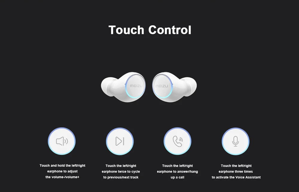 Global Version Meizu POP 2 POP2 TW50S TWS Wireless Earphone Bluetooth 5.0 Sports In-Ear Earbuds Waterproof IPX5 Wireless Charge (9)