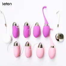 Leten Silicone Wireless Remote Control vibrator, Waterproof USB Charged massager sex Toys For Woman