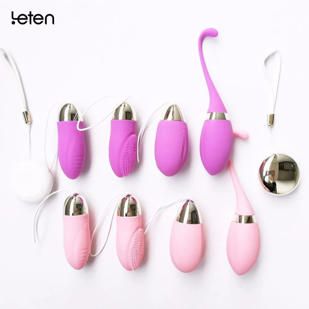 Силиконовый беспроводной вибратор Leten с дистанционным управлением