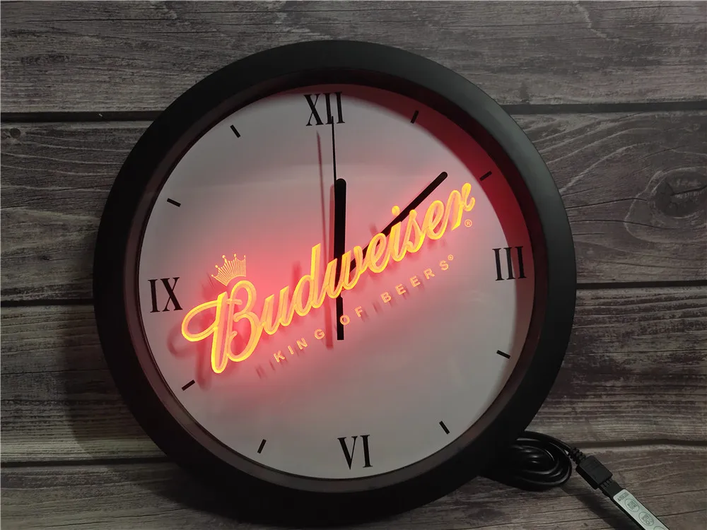 Budweiser bira Bar Pub kulübü APP RGB 5050 LED Neon lambalı tabelalar Budweiser bira Bar Pub kulübü APP RGB 5050 LED Neon lambalı tabelalar