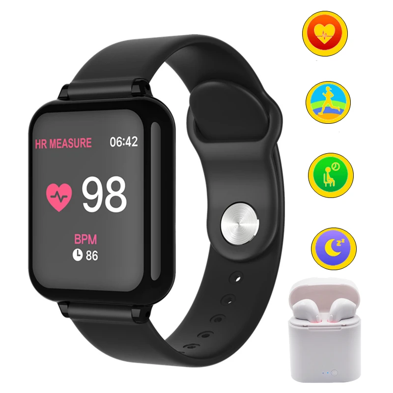 Buy 1.3 inch color screen smart bracelet blood