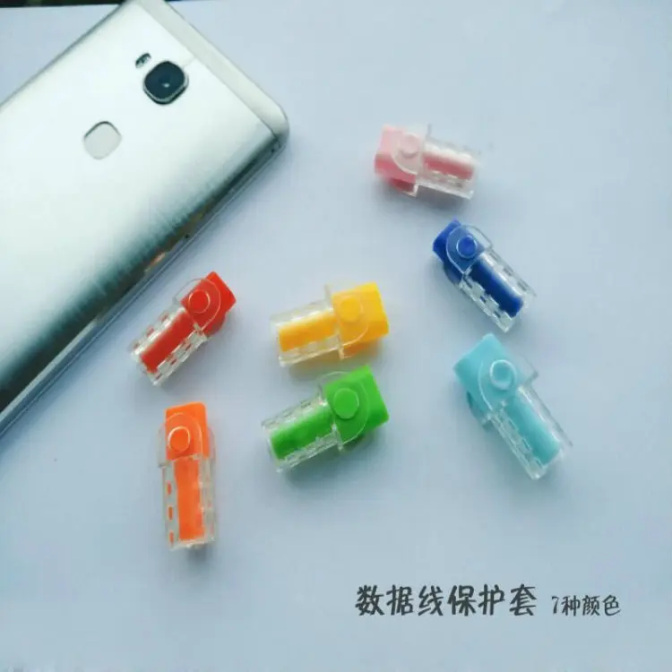 

10pcs/lot USB Cable Protector Colorful USB Charger Cable Cover For iPhone 8 7 6s 6 5 5s Sleeve Protect for Samsung Android
