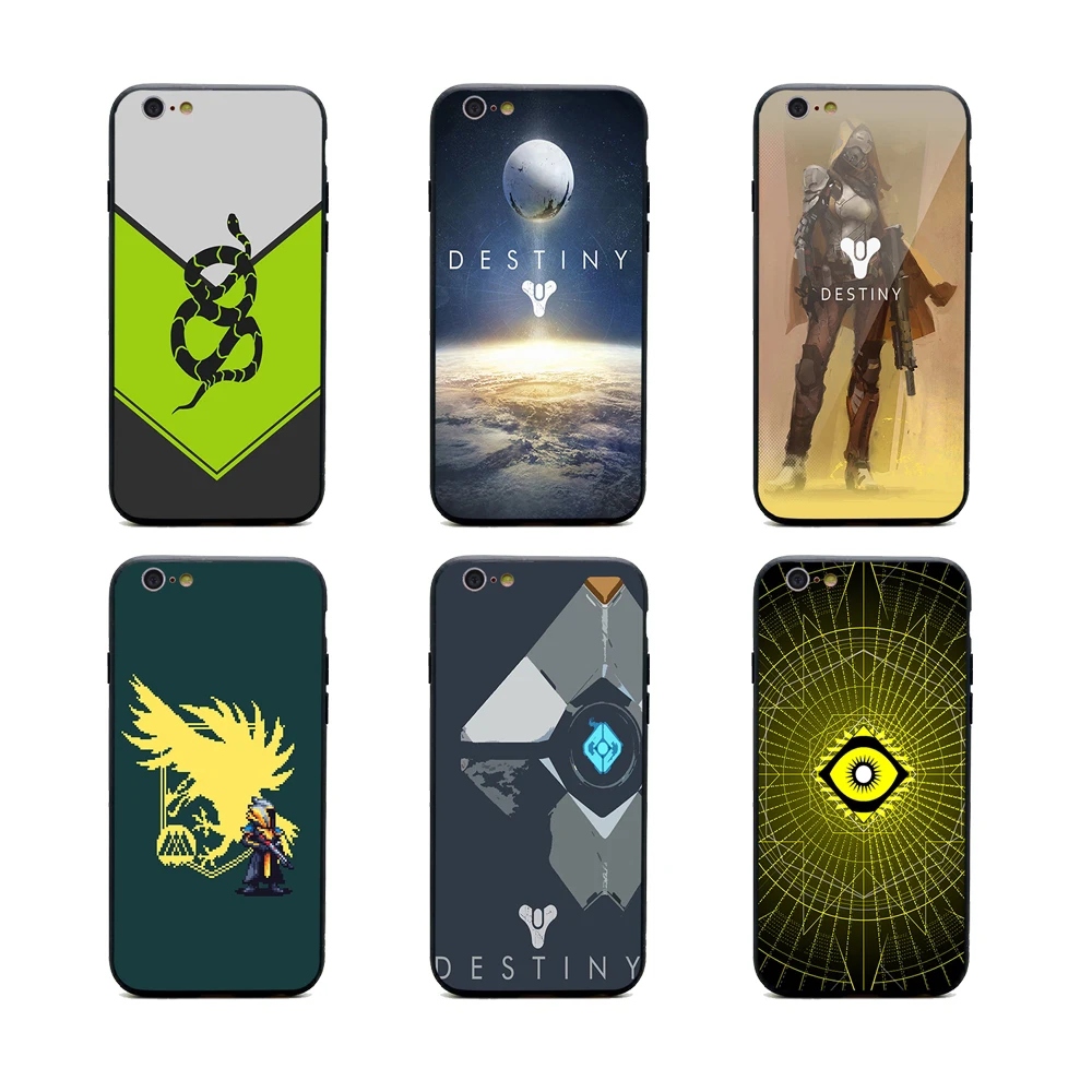Destiny 2 выхода сотовый телефон чехлы для телефона из термополиуретана + PC черные