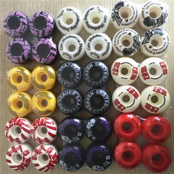 

Quality 50-54mm 55D 100A 101A New Blank skateboarding wheels OEM for big Brand Colorful wheels left in stock Price worth