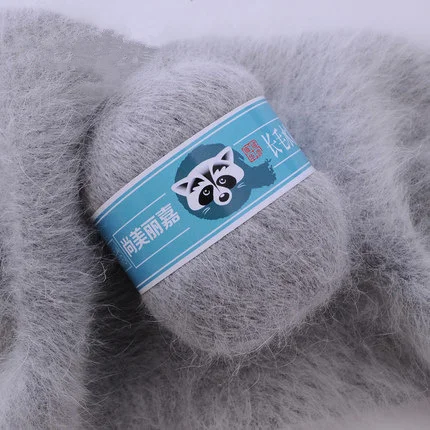 

50+20 g Top Grade Long Plush Mink Cashmere Yarn Soft Breathable Hand Knitting Thread For Sweater Scarf Home Sewing Supply Yarn
