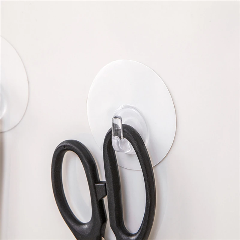 

Nano Hook Kitchen Transparent Round Nail Free Non Marking Sticky Hook shower rings shower hooks bathroom hooks