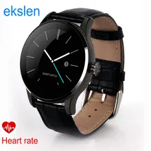 Ekslen K88H кожа версия Bluetooth умные часы наручные часы MTK2502 монитор сердечного ритма здоровья наручные часы Whatch для iOS и Android