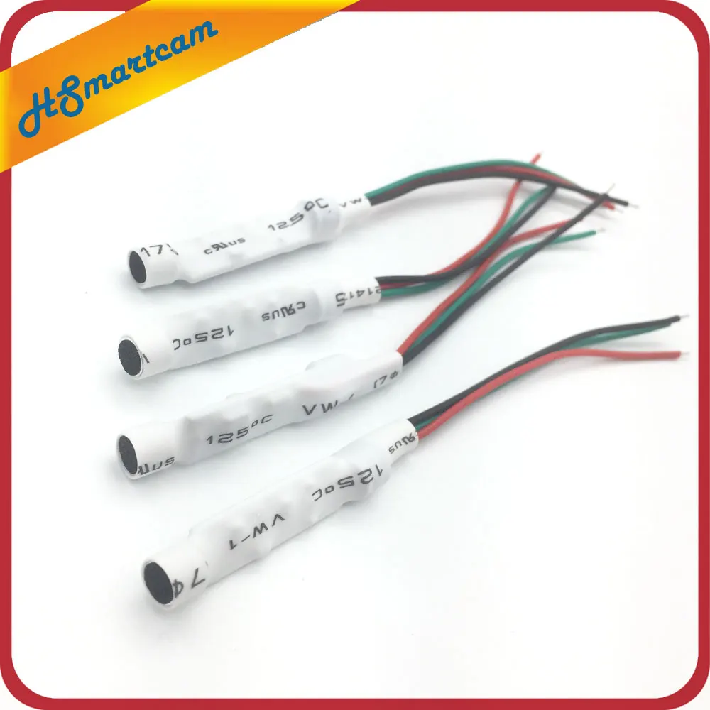 НОВЫЙ CCTV 6-12VDC чрезвычайно чувствительный микрофон голосовой пикап Aerial Audio Signal Collection для Мини FPV Mic камера DVR системы