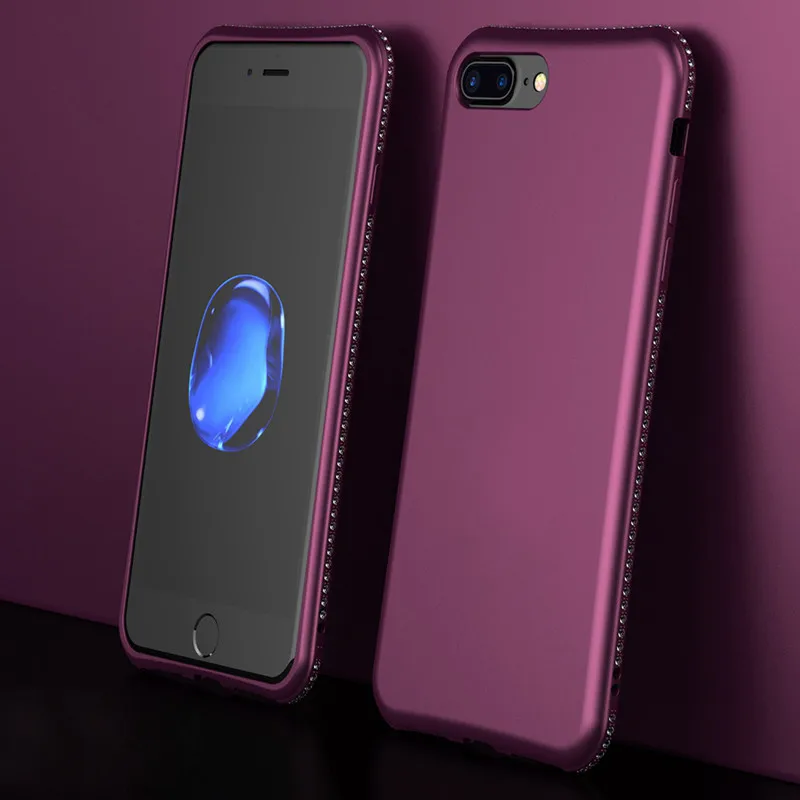 Алмазный силиконовый мягкий чехол для Samsung Galaxy S8 S9 Plus S7 Edge A3 A5 A7 J3 J5 J7 2016 2017 A6 A8 2018