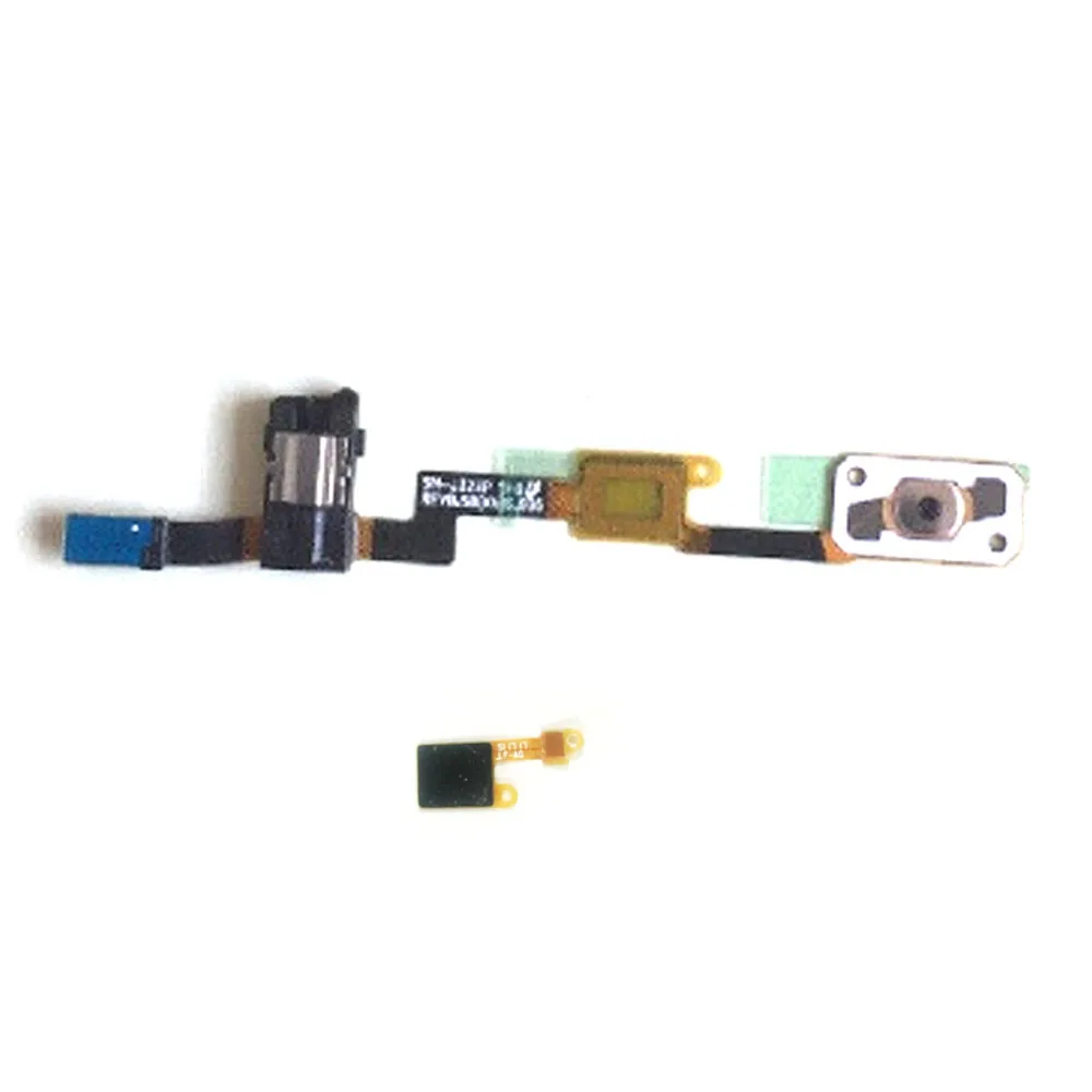 10pcs lot New Home Button Sensor Audio Jack Headphone Flex Cable For Samsung Galaxy j3 2017 J327 version Replacement parts