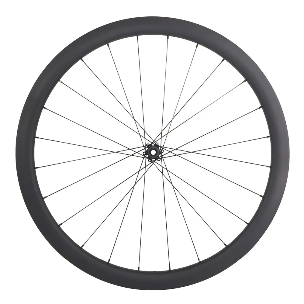 Top 1340g 700c 42mm asymmetric road disc carbon wheels clincher tubeless 25mm U shape D411SB D412SB 9mm QR 12mm 15mm 135mm 142mm 4