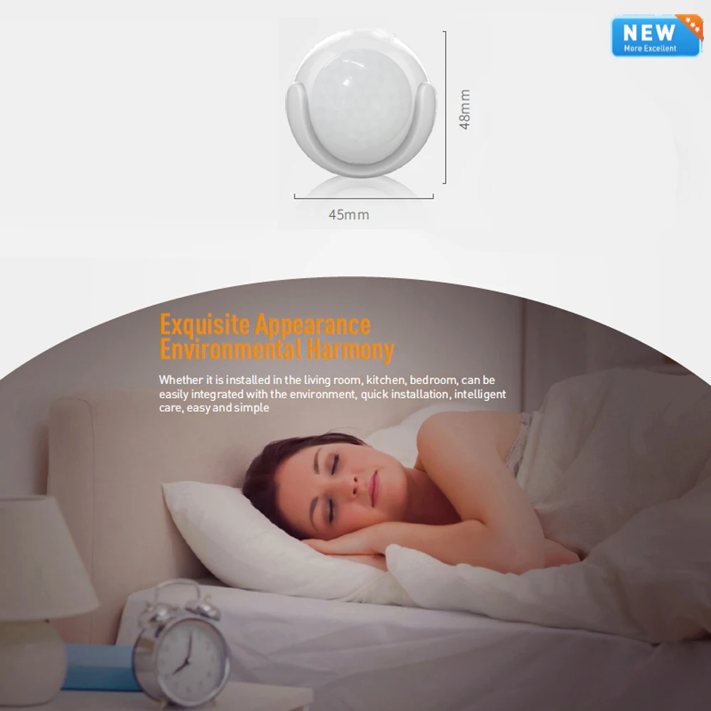 NEO COOLCAM NAS PD01Z датчик движения Z wave PIR совместимый с system 300 series и 500 домашняя