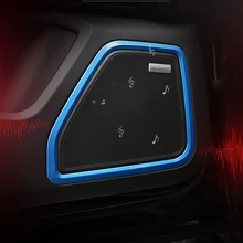 Автомобильный Стайлинг для Porsche Cayenne Macan- Высококачественный ABS хром динамик для двери автомобиля декоративная рамка-крышка