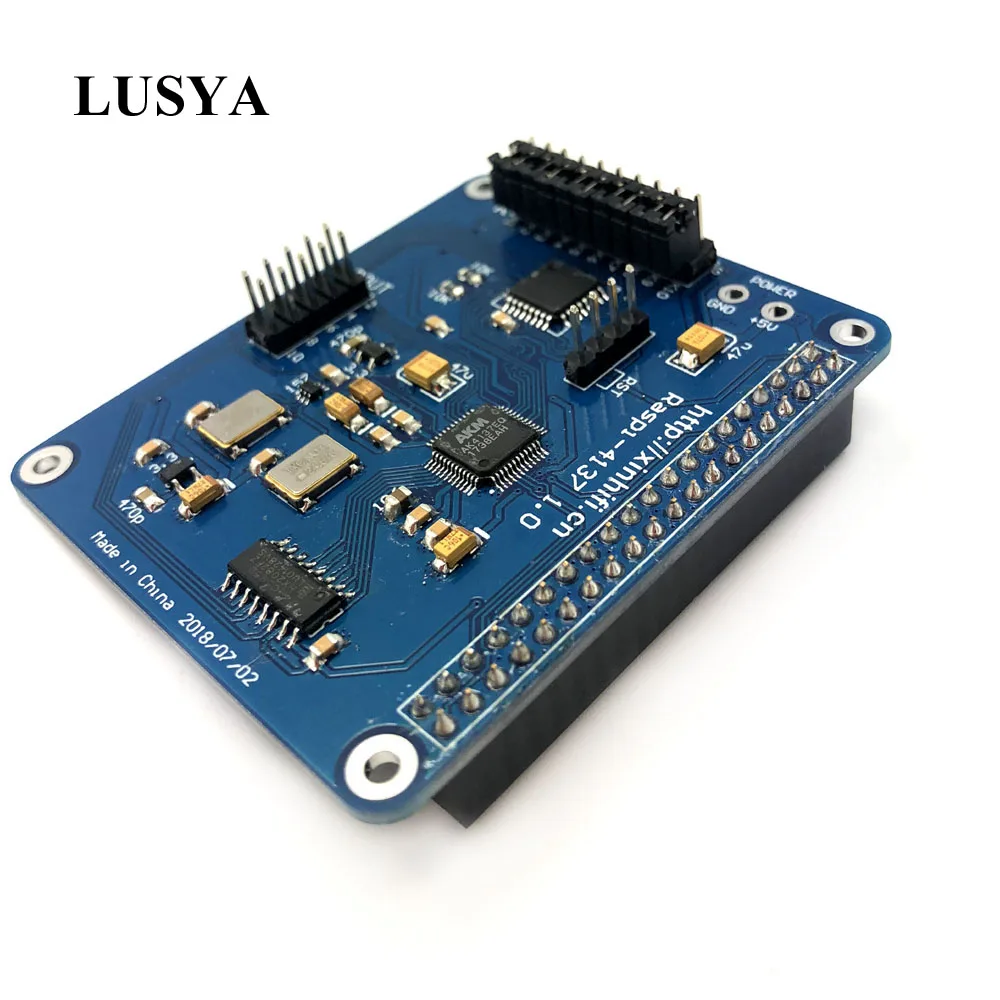 Lusya Raspi-4137 Raspberry Pi цифровой вещательный сетевой плеер поддерживает 32 бит 384K DSD256 F5-011