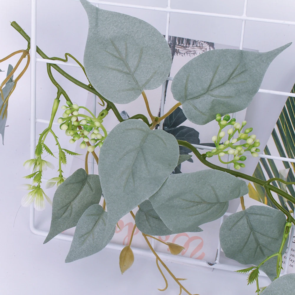 

1.8m Home Garland Wall Window Hanging Vine Simulation Green Plant Fake Leaves Hanging String