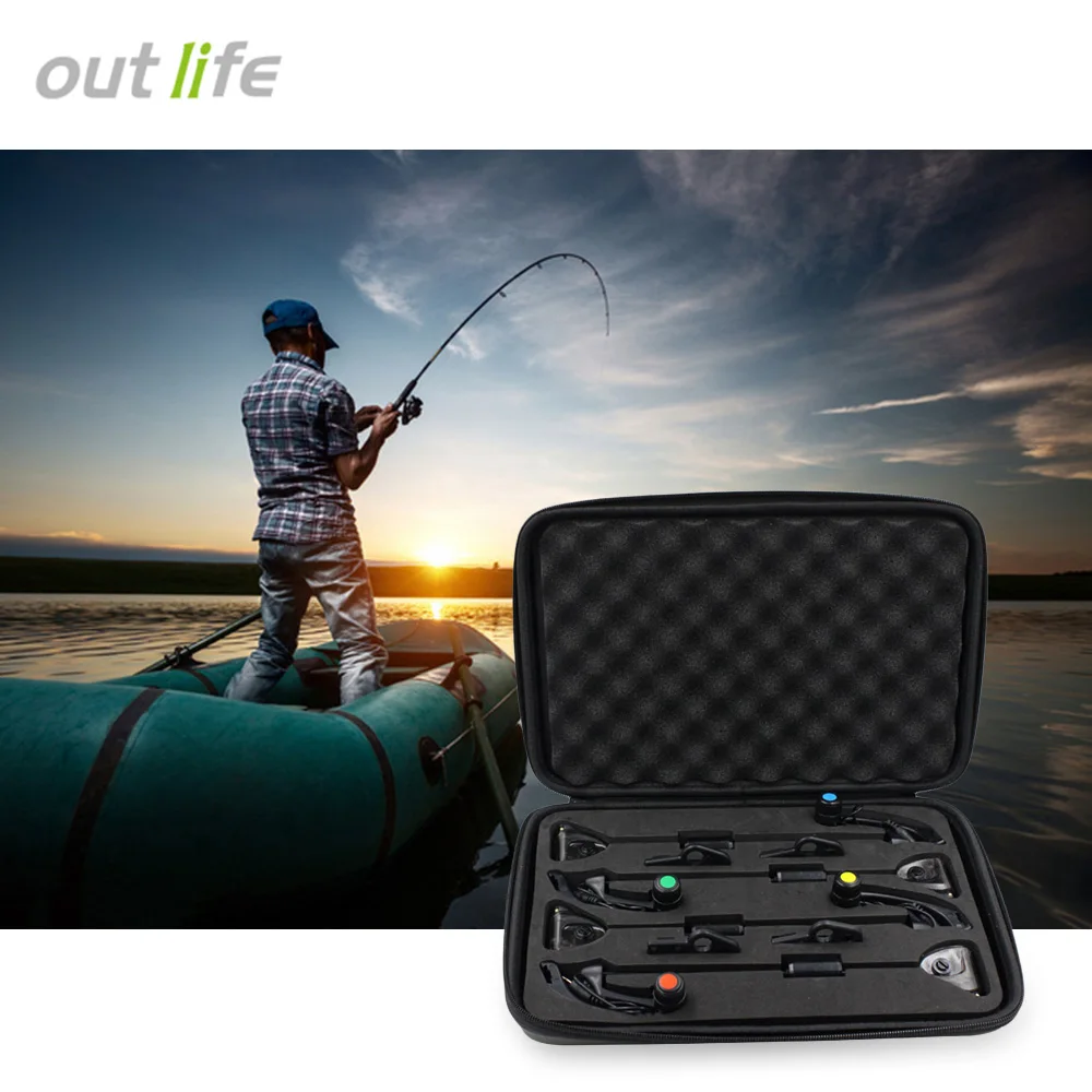 Outlife JY SW 15 4 ⑤ кор. светодиодный индикатор укуса для ловли карпа сигнальная