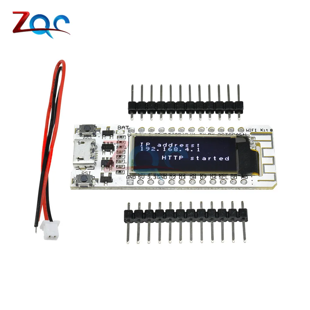 0,91 ''ESP8266 wifi чип 0,91 дюймов OLED CP2014 32Mb Flash ESP 8266 модуль Интернет вещей плата PCB NodeMcu для Arduino IOT