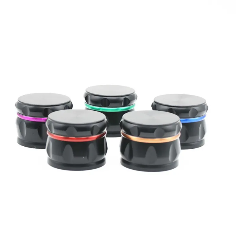 

4 Layers Dia 63MM Drum Shape Aluminum Herb Grinder Tobacco Spice Crusher Hand Muller Spice Mill Crusher High Quality