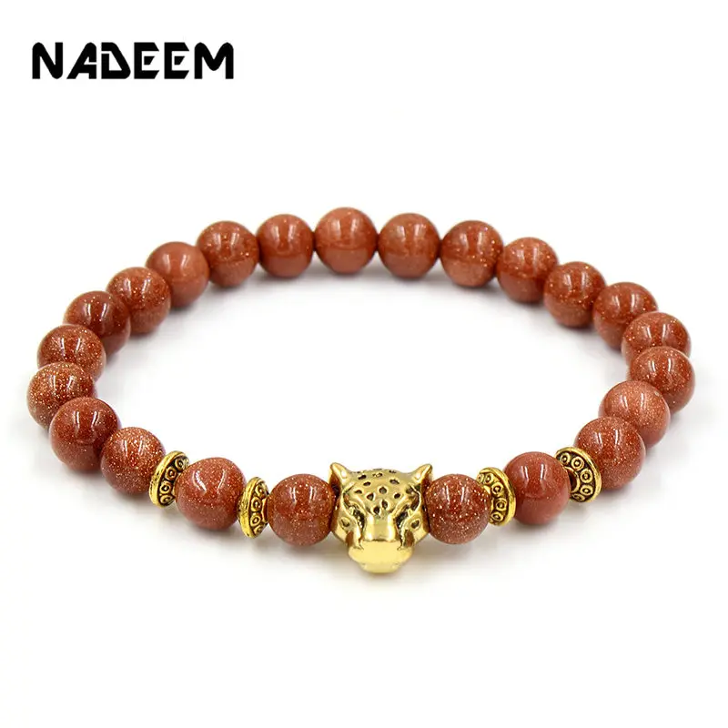 

Natural Stone Beads Men Male Bracelets Natural Tiger Eye,Lapis,Stone Beads Stone Tiger Leopard Bracelets Bangle For Men Women
