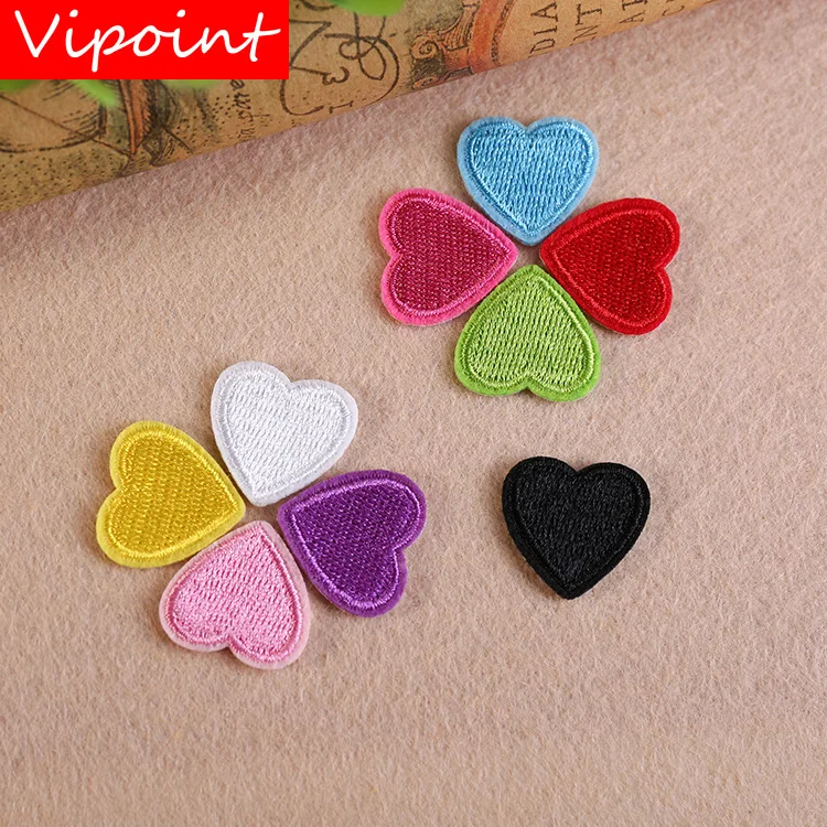 

VIPOINT embroidery love heart patches love patches badges applique patches for clothing YX-28