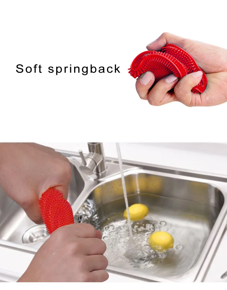 Многофункциональная силиконовая щетка для чистки, кухонная утварь посуда для приготовления пищи посуда моющие, чистящие инструменты