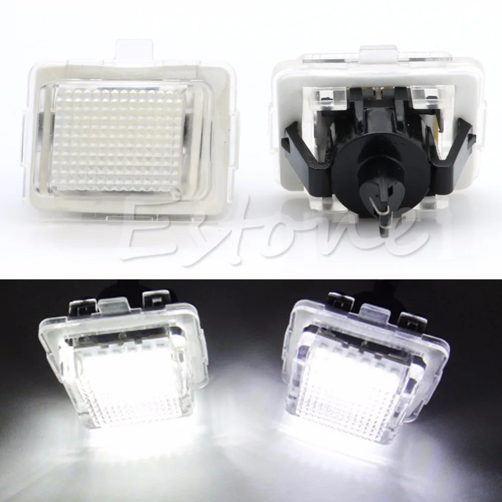 

2pcs 18LED License Plate Light for BENZ W204 W212 W216 W221 W204 5D Error Free Signal Lamp
