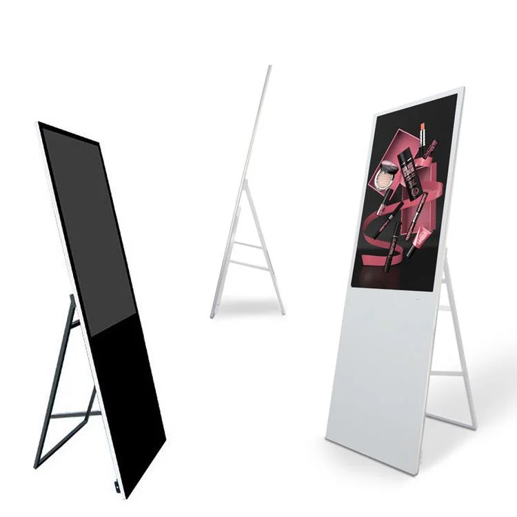  43 49 inch foldable portable lcd android network lan wifi commercial advertising digital signage di