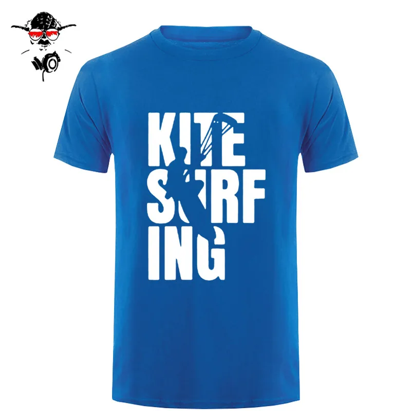 Футболка с кайтсерфингом и надписью «EAT SLEEP», крутая футболка с надписью «Surfinger», забавный подарок, футболка с круглым вырезом, футболка в стиле Харадзюку