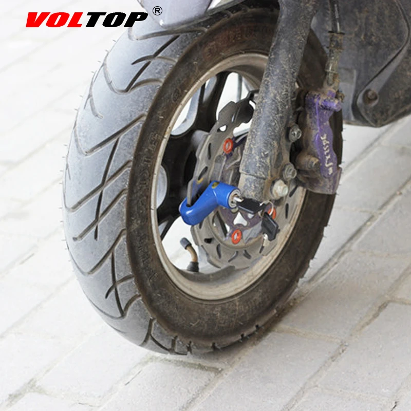 

VOLTOP Motorcycle Lock Bike Disc Lock Bicycle Wheel Disc Brakes Security Electric Scooter Anti-theft Protection Accessories