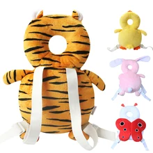 New Baby Toddlers Head Protective Adjustable Safety Pads For Infant Walkers Head Back Protection Harnesses& Leashes Animal