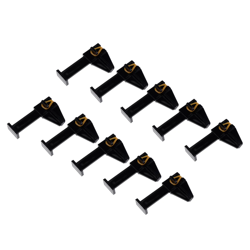 Kesoto 10pcs/set Plastic Nail Repair Clip Nail Tips Reshape Tool Nail Pincher Portable design Easy to oparate